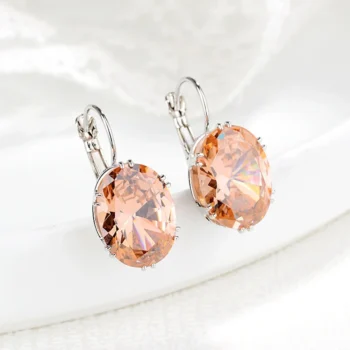 Oval Cut Earrings